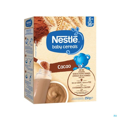 Nestlé Baby Cereals Cacao Céréales Bébé 6+ 250g