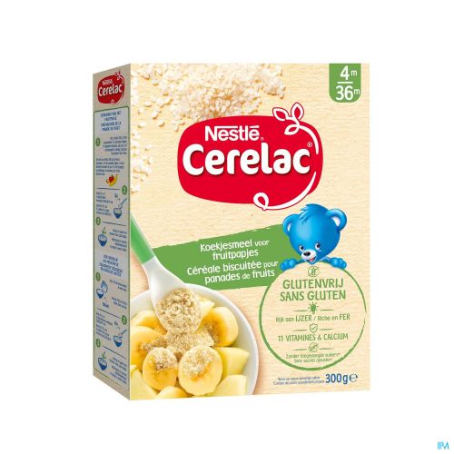 Nestle Cerelac Cereales Biscuitee Sans Gluten 300 G Cereales Pharmacodel Votre Pharmacie En Ligne