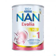 Nestlé NAN Evolia HA 1 Lait pour Nourrissons Bébé 0-6 Mois 800g