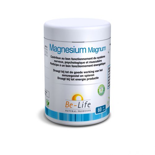 MAGNESIUM MAGNUM MINERALS BE LIFE 60 GELULES