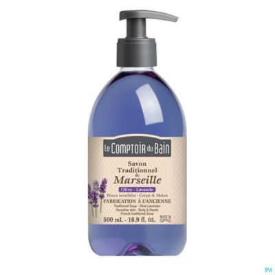 Lcb Zeep Trad.marseille Olijf-lavendel 500ml