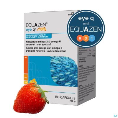 Equazen Chews Omega 3/6 Pot Caps 180