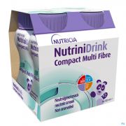 Nutrinidrink Compact Multi Fibre Neutre 4 X 125 ml