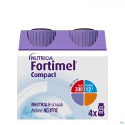Fortimel Compact Neutraal Flesjes 4X125 ml - Detail 1