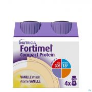 Fortimel Compact Protein Vanille 4 X 125 ml