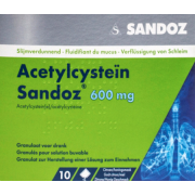 Acetylcystein Sandoz 600mg Granul. Drank Zakje 10