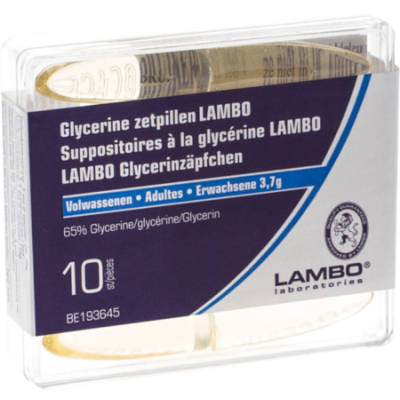 Glycerine Lambo Suppo Kegelvorm Ad 10
