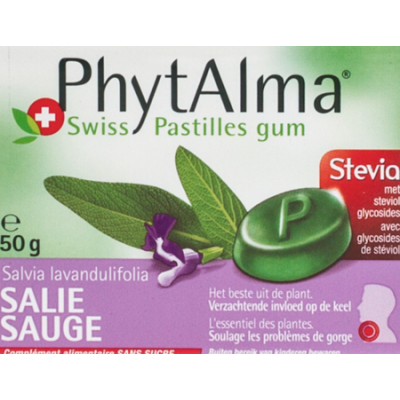 Phytalma Gompastilles Salie + Stevia 50g