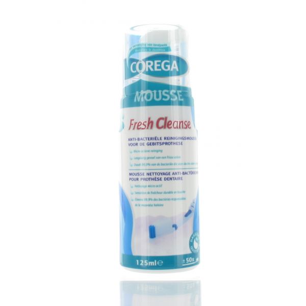 Corega Fresh Cleanse Mousse 125 ml - Medicodel