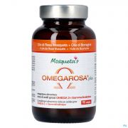 Omegarosa Plus Huile Rose Caps 90