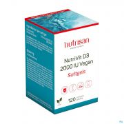 Nutrisan Nutrivit D3 2000 Iu 120 Capsules - Vue détail 1