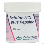 Betaine Hcl + Pesine V-caps 60 Deba