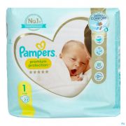 Pampers Premium Protection Carry Pack S1 22 - Vue détail 1
