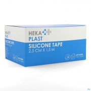 Heka Plast Rouleau Adhesif Silic. 1,5mx2,5cm 12