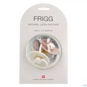 Frigg Daisy Fopspenen Latex T2 Biscuit/cream 2