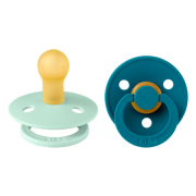 Bibs 1 Fopspeen Duo Mint/forest Lake 2