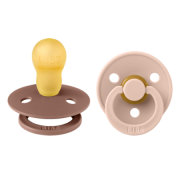 Bibs 3 Fopspeen Duo Woodchuck Blush