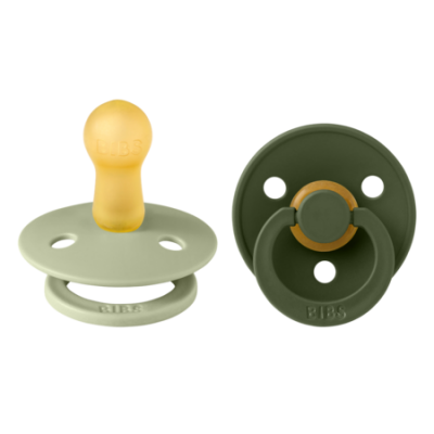 Bibs 2 Fopspeen Duo Sage Hunter Green