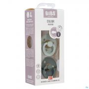 Bibs 1 Tetine Duo Sage Hunter green - Vue détail 1