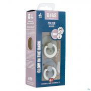 Bibs 1 Fopspeen Duo glowindark Sage/cloud 2 - Detail 1