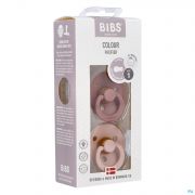 Bibs 1 Tetine Duo Woodchuck / Blush - Vue détail 1