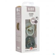 Bibs 3 Tetine Duo Sage Hunter green - Vue détail 1