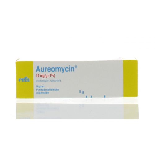 Aureomycine Ung Opht 1 X 5g 1%