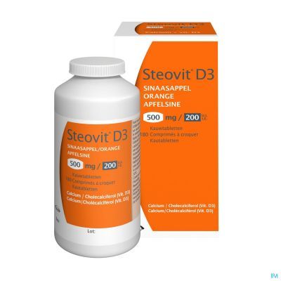 Steovit D3 Orange 500mg/200ui Comp Croq. 180 Flac