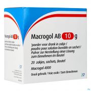 MACROGOL AB 10 G PDR 20 ZAKJES