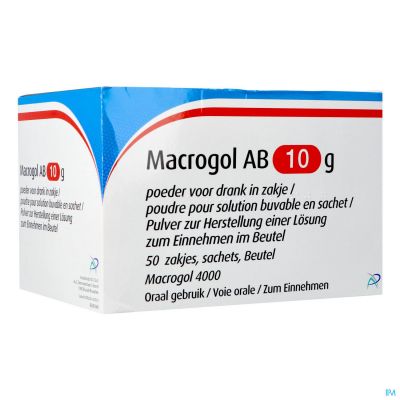 MACROGOL AB 10 G PDR 50 SACHES
