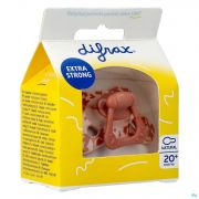 Difrax Fopspeen Natural 20+ M Roze/print