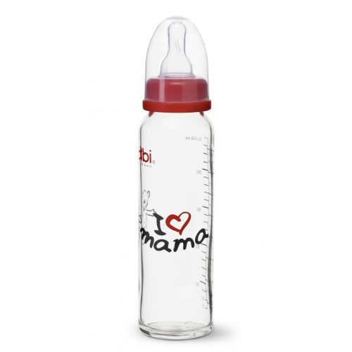 BIBI BIBERON VERRE MAMA PAPA 250 ML 