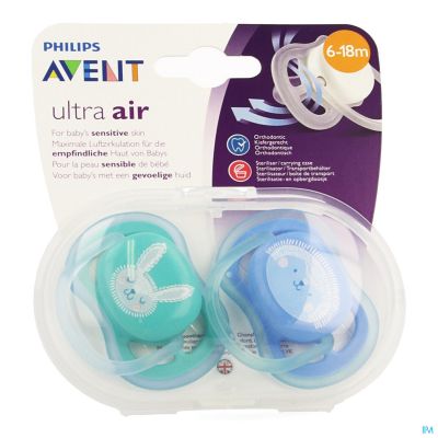 Philips Avent Fopspeen +6m Air Boy Deco Scf344/22