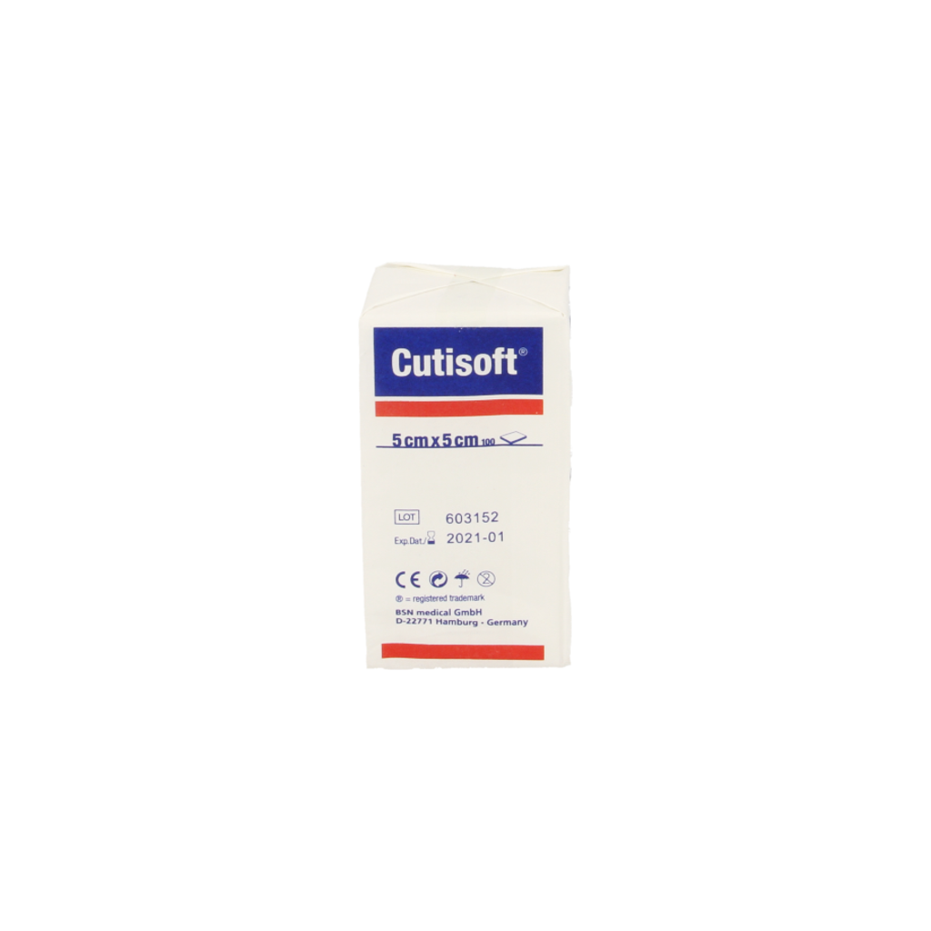 Cutisoft Injection Swab CUTISOFT NON STERILE NON WOVEN 5 X 5 CM (100) : Pansements ...