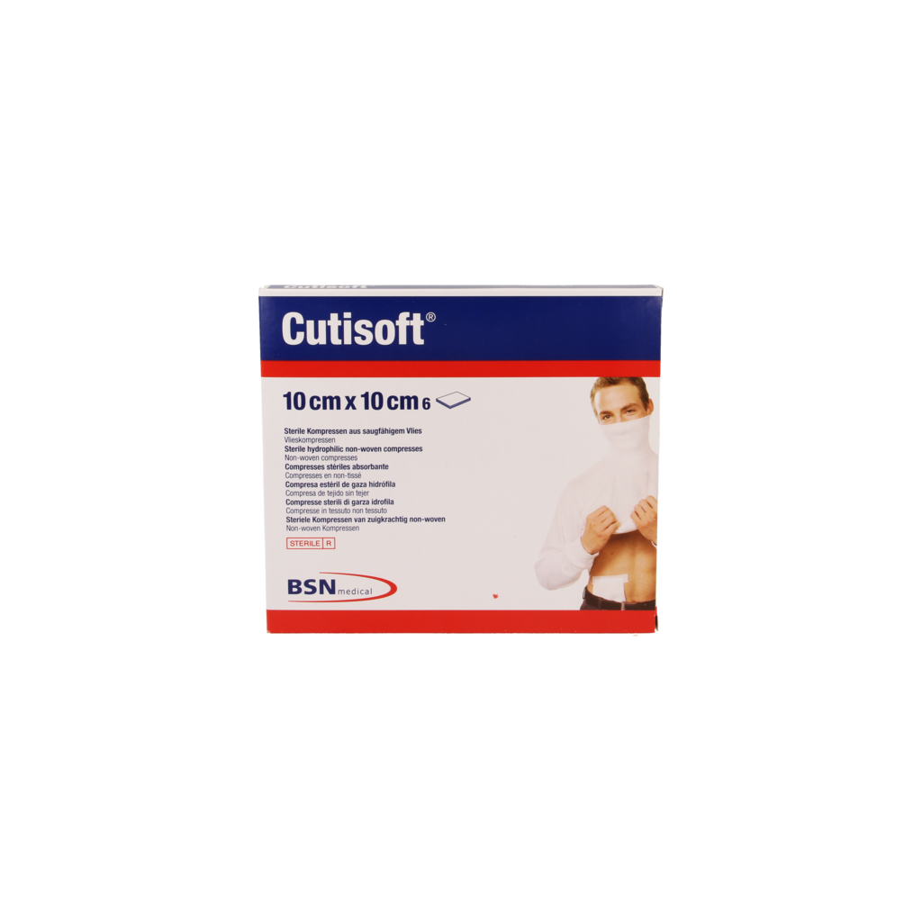 Cutisoft Injection Swab CUTISOFT STERILE NON WOVEN 10 CM X 10 CM (6) : Pansements | Pharmacodel ...