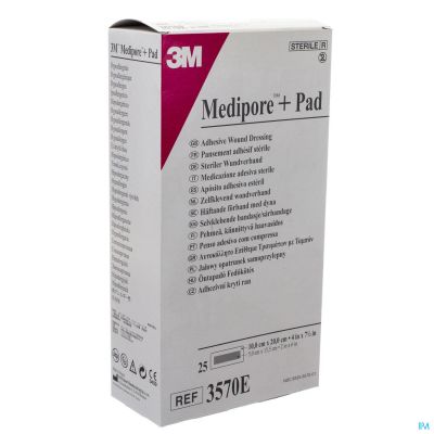 Medipore + Pad 3m 10x20,0cm 25 3570e