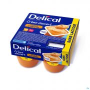 Delical Hp-Hc Creme Dessert 4 X 125 g Caramel