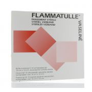 FLAMMATULLE VASELINE COMPRESSES 10 X 10 CM (10)