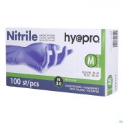 Pharmex gants Nitril Bleu Medium Sans Poudre (100)