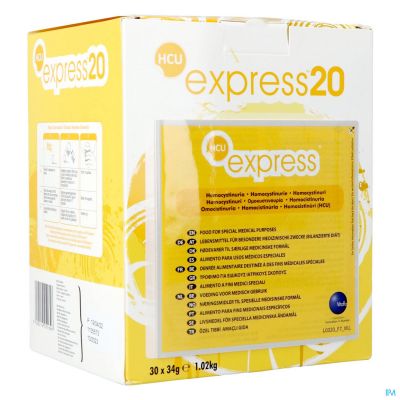 Hcu Express 20 Non Aromatise 30x34g