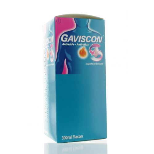 GAVISCON ANTI-ACIDE ANTI-REFLUX SUSPENSION BUVABLE 300 ML