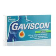 GAVISCON MENTHE COMPRIMES A CROQUER 48 X 250 MG              