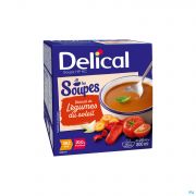 Delical Soupe Veloute Legumes Soleil 4x200ml