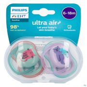 Philips Avent Sucette 6 Mois Air Animal Mix