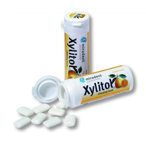 MIRADENT CHEWING GUM XYLITOL FRUIT SANS SUCRE (30) 