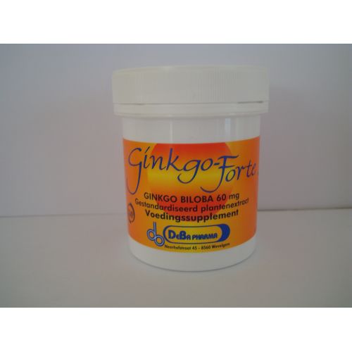 GINKGO FORT CAPSULES 120 X 60 MG DEBA