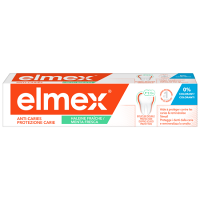 Elmex Dentifrice A/caries Menthe Fraiche 75ml