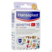 Hansaplast Sensitive Kids Xl 6 X 7 Cm (10)