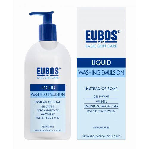 EUBOS SAVON LIQUIDE BLEU 400 ML SANS PARFUM