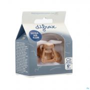 Difrax Sucette Natural + 6 Mois Uni Caramel